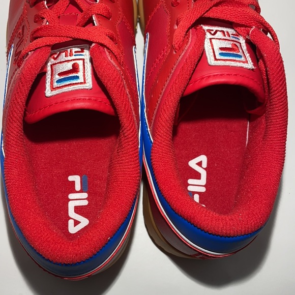 Fila Classic Red/Blue/White Retro Style Sneaker Men’s 6 Womens 8 - Picture 9 of 10